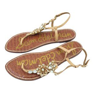 Sam Edelman Women's "Grayson" Rhinestone Thong Sandals